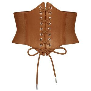 5467 Womens Renaissance Belt Plus Size Lace-up Tied Corset Cinch Pirate